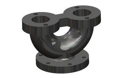 making safety valve body in solidworks 🔥