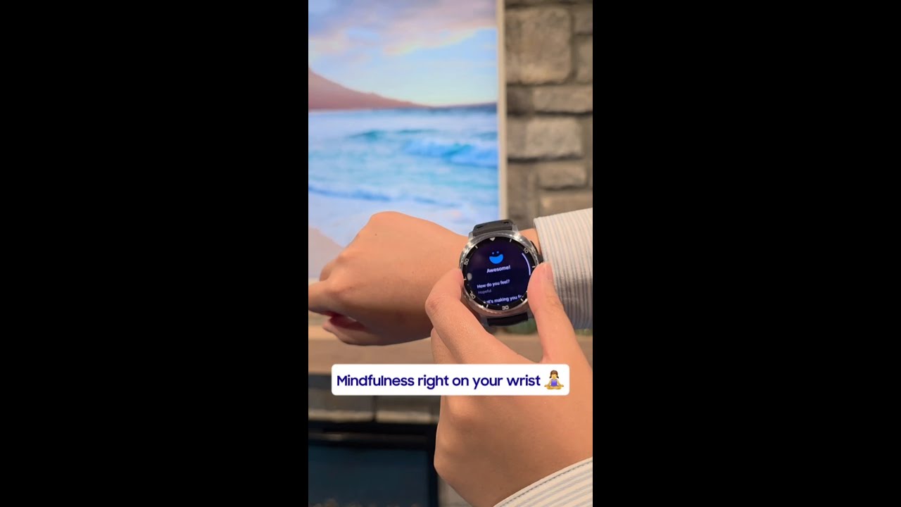 Did you know you can practice mindfulness daily on the Galaxy Watch8 Series? 🤩