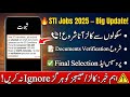 STI Jobs Latest Update | Schools Calling for Document Submission | STI Final Selection Process