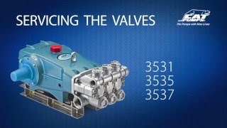 Servicing Valves - Cat Pumps Model 3531, 3535, 3537