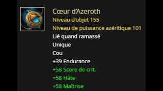 Sanggo La Fin du Coeur Azeroth level 101 JDG