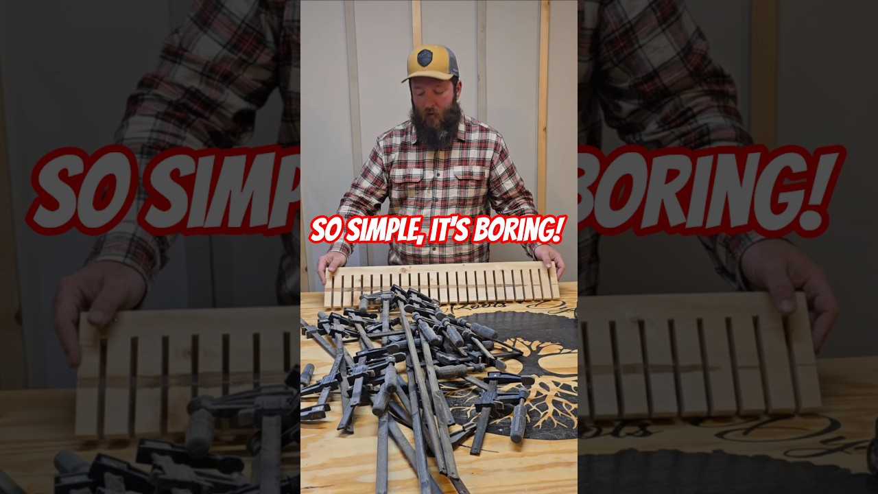 🔥 Самодельный способ хранения с помощью деревянных зажимов — всего одна доска для организации и э...