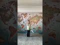 Watch this blank wall turn into a world of discovery 🌍✨