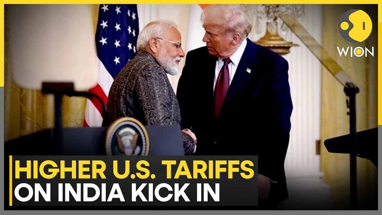 US Tariffs On India Take Effect: Trump's 50% Tariff Threatens India's Manufacturing Ambitions |WION