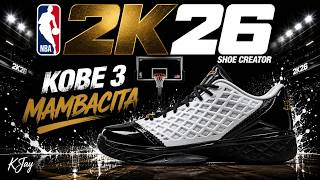 NBA 2K26 Shoe Creator - How to make Kobe 3 'Mambacita'