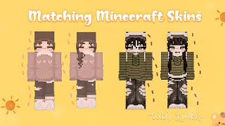 Aesthetic HD Minecraft Skins~ Matching ~ With Links~MCPE