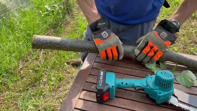 Mini motosega JVISION 2022 ( mini pruning chainsaw ) da potatura a batterie  - unboxing e test 