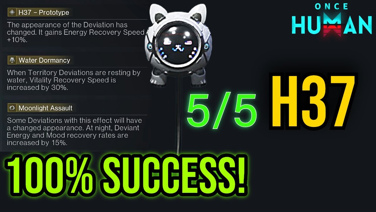 The RESULT is here: Perfect H37 with 3 Golden Traits! | Once Human