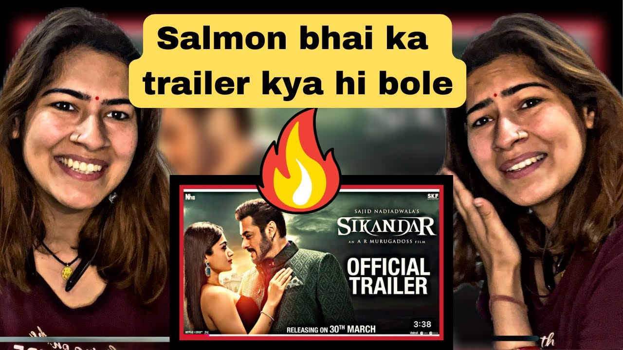 Pahdadi girl reaction on SIKANDAR Official Trailer - Salman Khan, Rashmika🔥 | Sajid Nadiadwala |