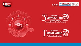 🔴LIVE | 🎓 Vignan’s Online 3rd Convocation Ceremony | Celebrating Academic Excellence 2025