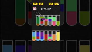 🏅 Water Sort 🧪 LEVEL 337 🧪 #shorts #watersort #puzzle #walkthrough #solution #guia #guiarapida