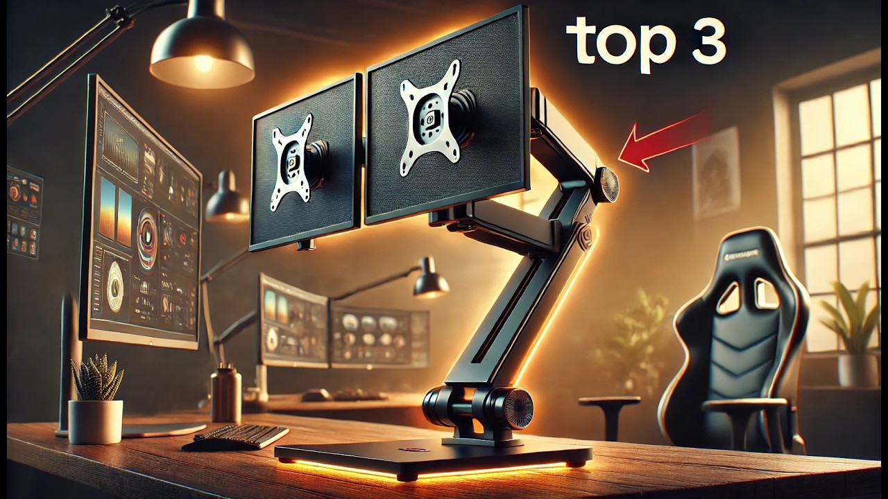 MEILLEUR TOP 3 SUPPORTS ÉCRAN DOUBLE 2025 🖥️ ERGONOMIE & FLEXIBILITÉ POUR UN SETUP OPTIMAL 🔥