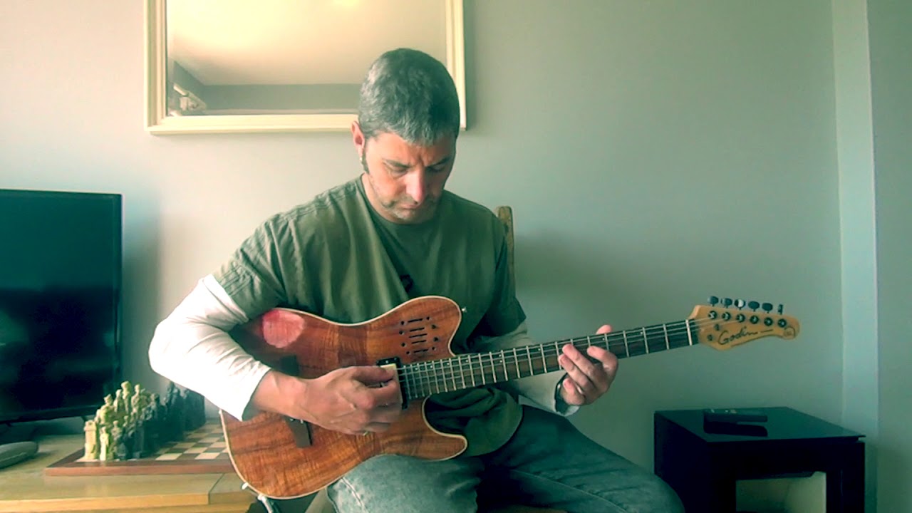 Guitar DEMO: Godin Dual pickup Acoustic / Electric Acousticaster