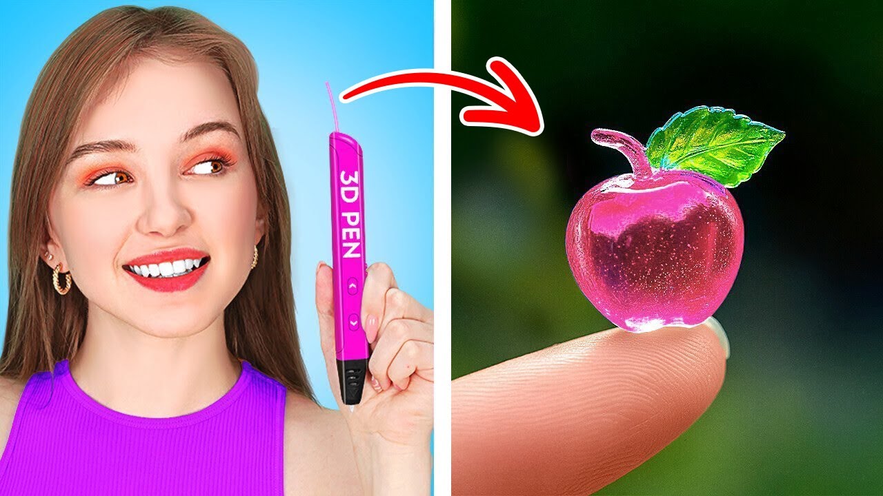 酷炫的 3D 筆技巧和膠槍工藝品 || 123 GO! 推出的有趣竅門和簡易 DIY 創意，重返校園