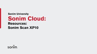 Sonim Cloud - Resources - Sonim Scan Xp10