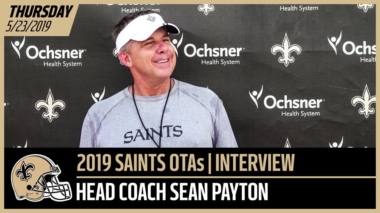 Sean Payton Talks Roster at Week 1 of Saints OTAs | New Orleans Saints