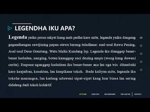 Video: Apa Itu Legenda?