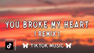 you broke my heart Remix - kobzx2z, Myla \u0026 Kryd (Hoodtrap / Mylancore Remix) {Lyrics}