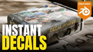 Blender Addon To Create Decals | Decal Master