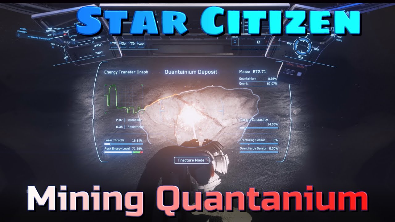 Star Citizen - Mining Quantanium - YouTube