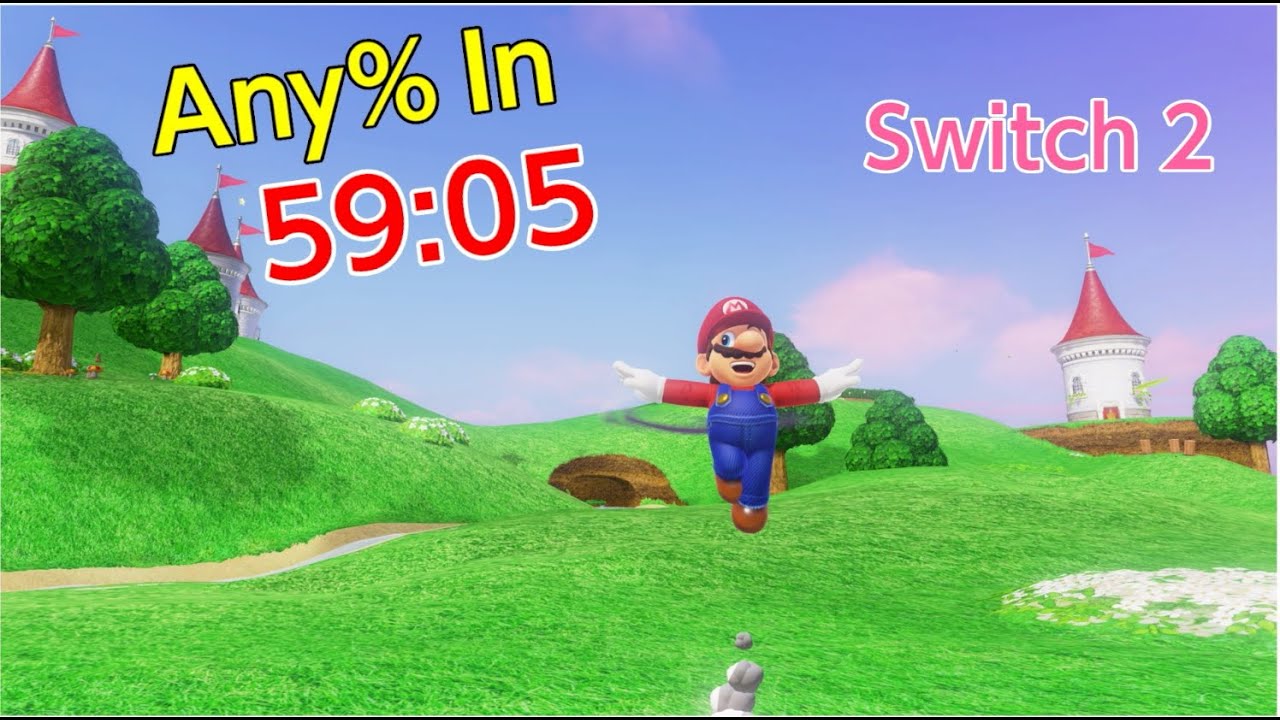 Super Mario Odyssey Any% in 59:05.333 - YouTube