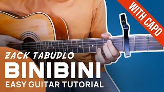 BINIBINI Guitar Tutorial | Zack Tabudlo | Chordiko