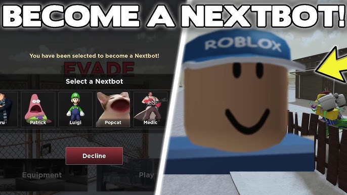 EVADE ROBLOX NEXTBOTS GUIDE (TIPS AND TRICKS, HERMES SHOES, GET GUNS) 