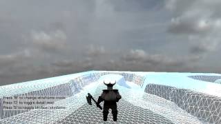 Irrlicht character bounces off terrain
