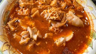 Como Hacer Un Rico Menudo Casero Sin Maiz Auténtico!