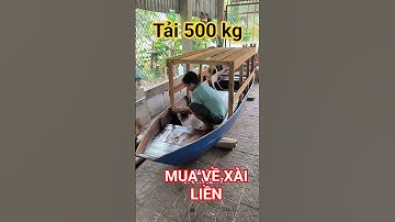 ghe câu 500kg có mui, sạp ,máy âm , gỗ sao đã lắp keo composite ghecâu #tambang #xuongcauca #cauca