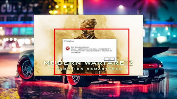 Cod MW2 Remastered Couldn