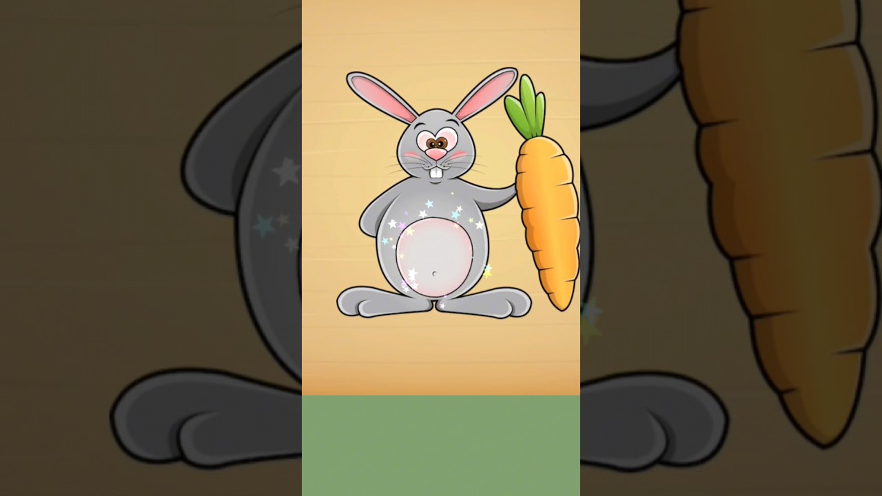 menyusun puzzle "kelinci" 