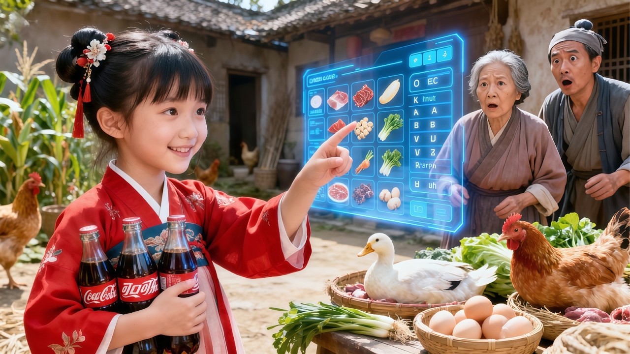 Gadis kecil ajaib punya ruang makanan tak terbatas! Buka supermarket gratis selamatkan pengungsi!