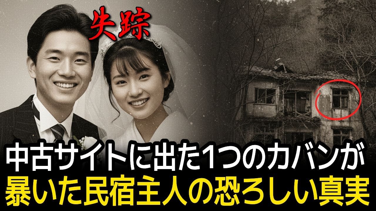 平成4年 能登半島の民宿で消えた新婚夫婦…中古サイトで発見されたカバンが導いた恐ろしい結末