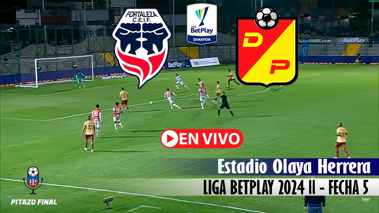 FORTALEZA VS PEREIRA En Vivo Hoy 🔴 Liga Betplay 2024 ll Fecha 5 Partido ...