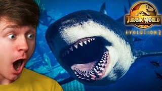 MEGALODON is FINALLY in JURASSIC WORLD EVOLUTION 2