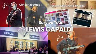 Lewis Capaldi Concert Vlog 🎶 🎸| Concert Essentials, Merch Haul & Bullet Journal Guide