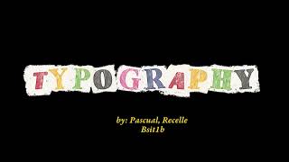TYPOGRAPHY (MULTIMEDIA DESIGN)