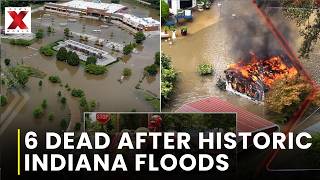 Indiana Flood Crisis : Indiana Floods Kill 6 As Record Waters Rise | NewsX World