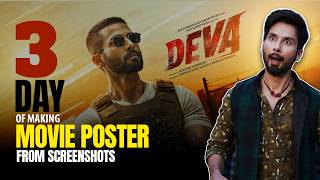 Deva Movie Poster (Day 3) - Making Movie Poster From Screenshots | Shahid Kapoor | Poster Perfecto screenshot 1