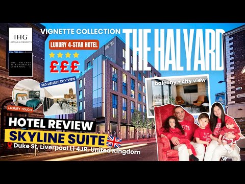 🇬🇧 IHG The Halyard Liverpool — Luxury Suite · 360° City View & Balcony Tour