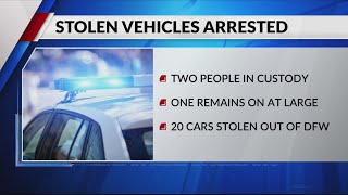 Hopkins County officials arrest two men who allegedly stole 20 cars