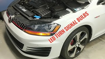 LED Front Turn Signal Install Volkswagen Golf GTI MK7 | How-To Tutorial