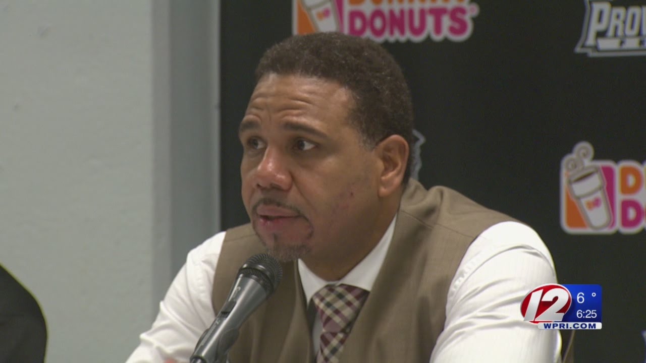 Ed Cooley reacts after Providence's 75-72 win over Georgetown