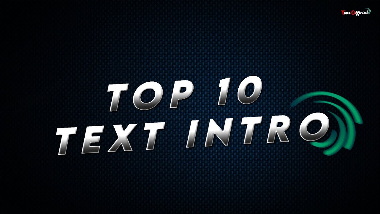 Top 10 Text Intro Alight Motion Templates | intro Preset alight motion | intro xml