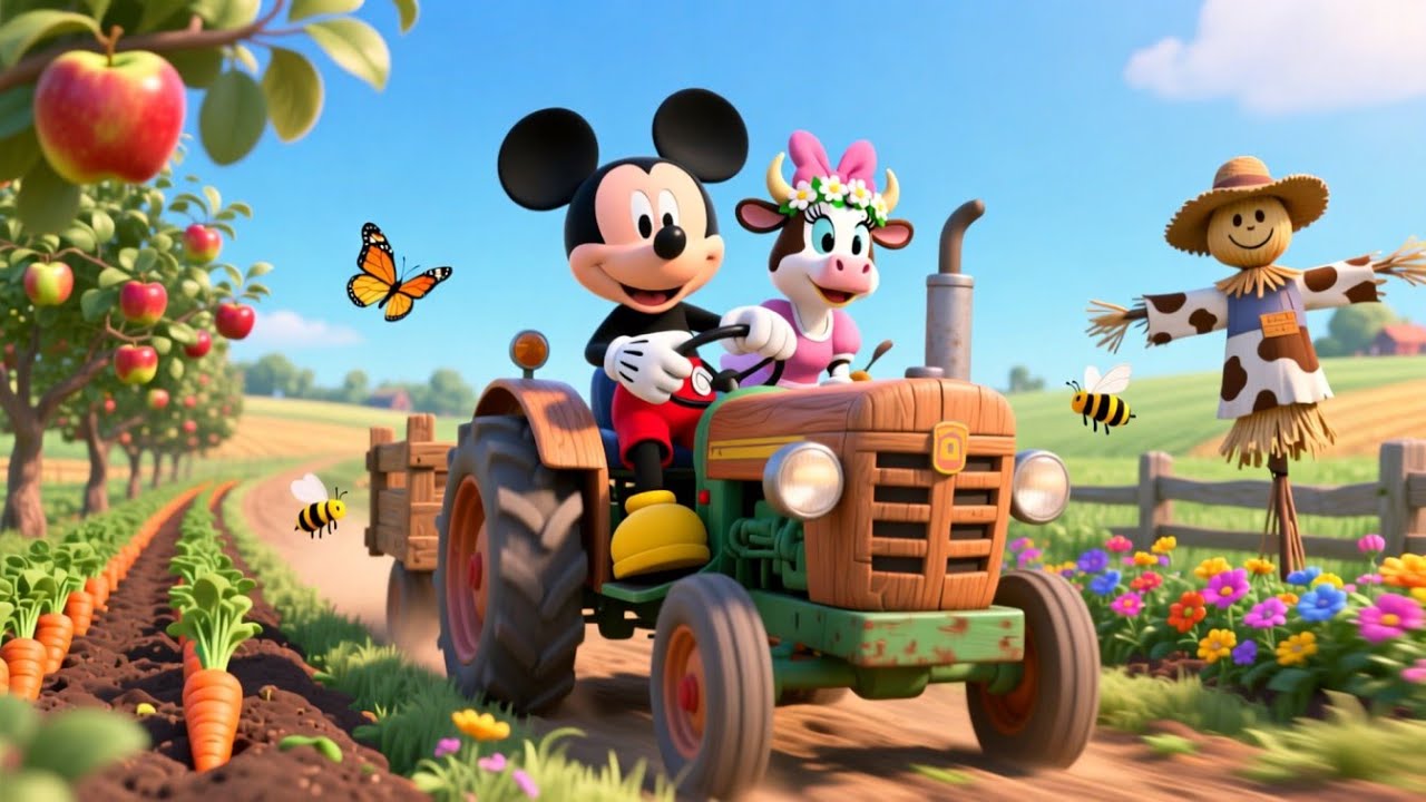 🐭🌾 Mickey Mouse & The Magical Cow Farm Adventure 🌾🐄
