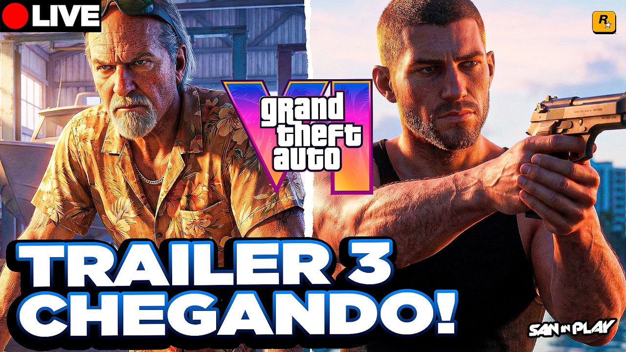 🚨GTA 6: TRAILER 3 chegando em ABRIL?! - Detalhes inéditos dos Bastidores e Muito Mais! (LIVE) #gta6
