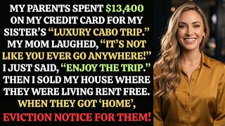 They Charged $13,400 On My Card For My Sister’s Cabo Trip So I Sold The House They Lived In Rent ...