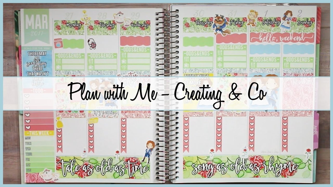 Plan with Me | Creating & Co (Michael's Recollection Vertical) planning 2019