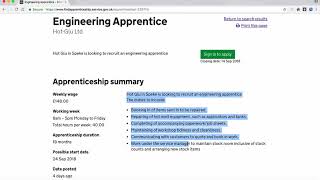 Apprenticeship Training Video - 1 - How to search?
